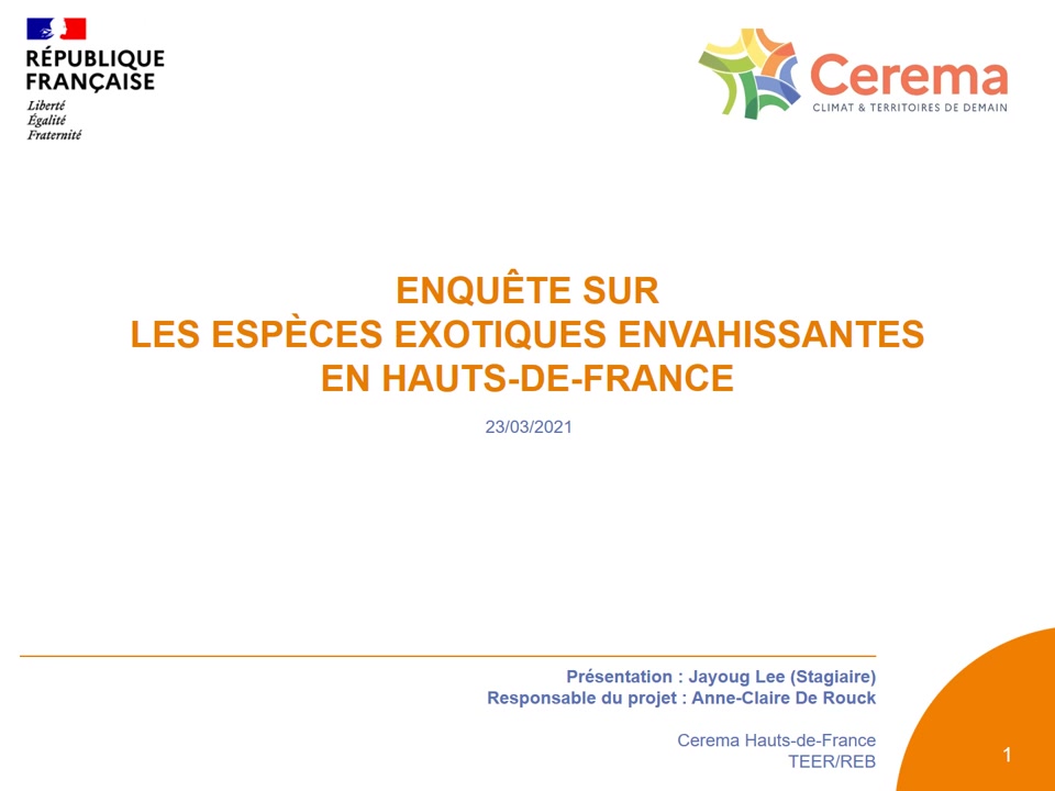 Plaquettes de communication - Espèces Exotiques Envahissantes  Hauts-de-France